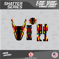 thumbnail image 4 of Kalair GFX Graphics Kit for Honda CRF230F (2003-2007) Shatter Series, 4 of 5