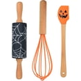 thumbnail image 2 of Small baking set. Includes mini spatula, whisk, and rolling pin. Autumn fun baking set., 2 of 4