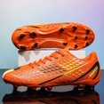 thumbnail image 3 of Zapatos de fútbol para hombre, zapatos de fútbol transpirables para entrenamiento interior, picos largos de fútbol sala, tacos deportivos ultraligeros antideslizantes para exteriores, hierba, 3 of 5