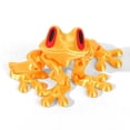 thumbnail image 1 of 3D Printed Articulated Magnetic Frog Fidget Toy, Fun Desk Buddy & Car Decor, 21 Colors Available, 1 of 6