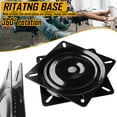 thumbnail image 2 of 5/6/7/8 Inch Heavy Duty Steel 360 Degrees Rotating Seat Swivel Base Mount Plate for Bar Stool Chair, 2 of 7