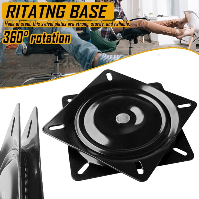 8 Inch Heavy Duty Steel 360 Degrees Rotating Seat Swivel Base Mount Plate for Bar Stool Chair New