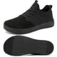 thumbnail image 1 of Zapatos CFVKPT para hombre, puntera ancha, soporte de arco, negro, talla 41, 1 of 7