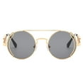 thumbnail image 1 of Lunettes de Soleil Monture en Métal Rétro Vintage Style Cyberpunk pour Femmes et Hommes, 1 of 10