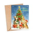 thumbnail image 1 of Tarjeta de Navidad TeloNook Dog con sobres, 1 of 7