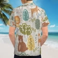 thumbnail image 6 of High Quality Hawaiian Shirts for Men Short Sleeve Aloha Beach Shirt Floral Summer Casual Button Down Shirts Blouses HJQIJR, 6 of 7
