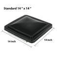 thumbnail image 4 of 14" x 14" Replacement Roof Vent Cover Camper RV Trailer Black Fit for Ventline Pre-2008/Elixir Style Pin 1994, 4 of 10