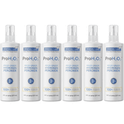 ProH2O2 Food Grade Hydrogen Peroxide 3%, First Aid and Natural Cleaner, Spray Bottle, 8 Fluid Ounces (Pack of 6)