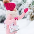 thumbnail image 3 of EvridWear 3 Pack Child Thermal Warm Stretch Knitted Mittens, S/4-6Years, Grey+Pink+Hot Pink, 3 of 10