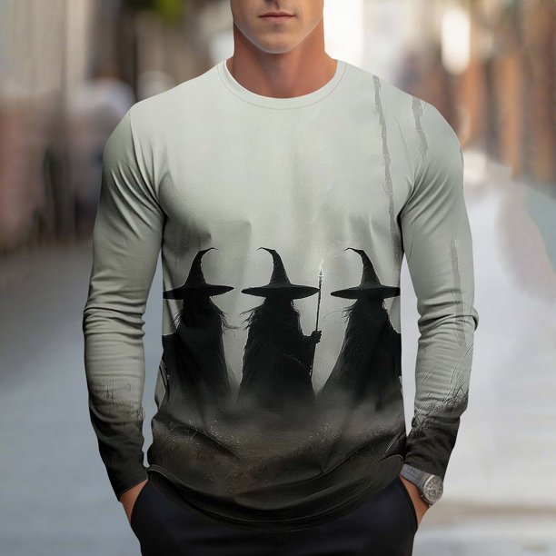 Blusas y camisas de manga larga con cuello redondo, moda casual para hombre, estampado deportivo, blusas de manga larga con cuello redondo, camisas para hombre, blusa de poliéster