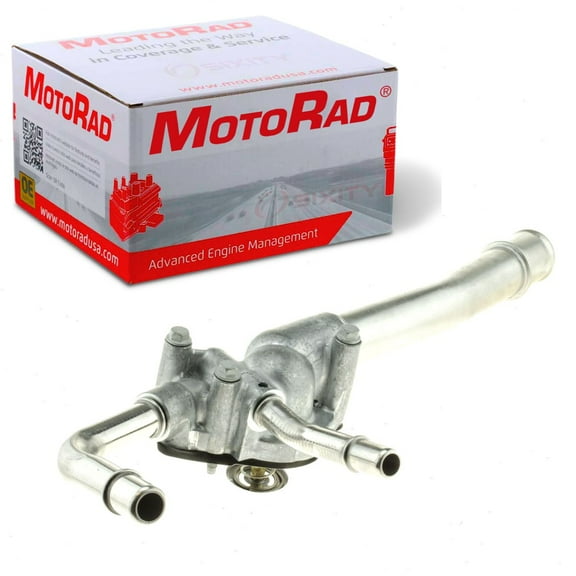 MotoRad Coolant Thermostat Housing Assembly compatible with Buick Enclave 2008-2017