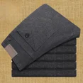 thumbnail image 5 of Pantalones de trabajo para hombre, pantalones drapeados de oficina para hombre, holgados, fluidos, ropa de diseñador, vintage, baratos, antiarrugas, vestido de verano 2024, 5 of 5