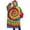 Rainbow Tie Dye, variant on Oversized Wearable Blanket Hoodie,Colorful Rainbow Tie Dye Spiral Pattern Sherpa Blanket Hoodie with Super Pockets,Super Warm Fuzzy Pullover for Women & Men