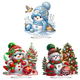 thumbnail image 1 of Kit Adornos Escritorio Con Muñeco Nieve Navideño Mesa (muñeco A), 1 of 6