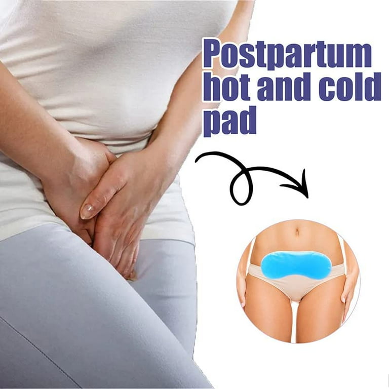 Reusable Perineal Cooling Pad for Postpartum & Hemorrhoid Pain Relief, Hot  & Cold Packs for Women After Pregnancy and Delivery Gel Bead