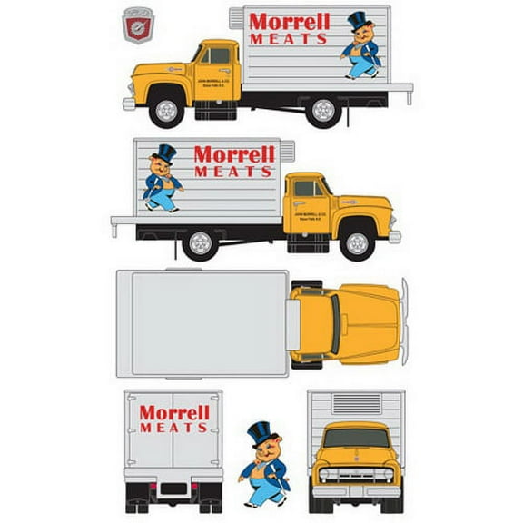 Classic Metal Works 50330 N 1954 Ford F-700 Delivery Truck - Morrell Meats (2)