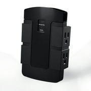 Onn 4-Outlet Wall Mount Surge Protector, 500 Joules