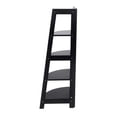 thumbnail image 4 of Hassch 5 Tier Corner Shelf Stand Wood Display Storage Home Furniture, Black, 4 of 8