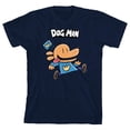thumbnail image 6 of Dog Man Running Youth Navy Crew Neck Short Sleeve T-shirt-XS, 6 of 7