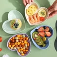 thumbnail image 3 of CNKOO 1 Set Fruit Plate Food Grade BPA Free Smooth Edge Unique Shape Heat-Resistant Multipurpose Stackable Heart-Shaped Desktop Spit Bone Dish Fruit Tray Kitchen Supplies, 3 of 8