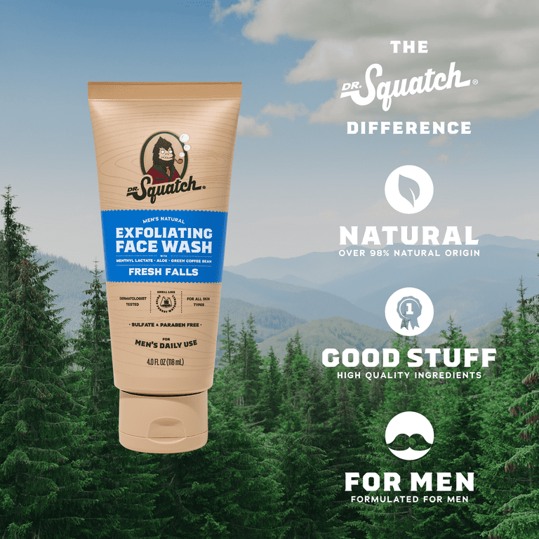 Natural Exfoliating Face Wash for Men photo 3