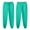 Mint Green, variant on IDALL Sweatpants Women Joggers for Women Ladies Solid Color Drawstring Elastic Waist Casual Loose Foot Sweatpants Lounge Pants Women Baggy Pants Mint Green XS