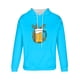 thumbnail image 4 of Sudadera con capucha para hombre, estilo casual, con cuello redondo, estampado, manga larga, blusa de poliéster, 4 of 5