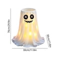 thumbnail image 3 of Halloween Ghost Decorations Outdoor with Candy Bowl, Light up Ghost Candy Bowls Holder Remote Control, Ghost Candy Bucket Stand Decor for with Lights for Yard Front Door Party, 3 of 6