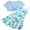 Blue, variant on Girls Dresses Adjustable Strap Sleeveless A Line Dress with Cardigan 2 Piece Set Casual Sundress for Girls 7-14T