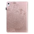 thumbnail image 4 of SaniMore Wallet Case for iPad Pro 11 2024, PU Leather Case Embossed Sunflower Shockproof TPU Shell Card Slots Pen Holder Hand Rope Anti-slip Strip Kickstand Case, Rosegold, 4 of 12