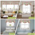 thumbnail image 6 of Happy Easter Tie Up Valances Curtain, Spring Bunny Easter Egg Chicks Pink Flower Green Dots Adjustable Rod Pocket Short Window Treatment Tie Up Curtains Valances for Kitchen Bathroom 60x18 Inches, 6 of 9