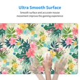 thumbnail image 4 of Naloa Tropical Flowers Gaming Mouse Pad Large Mouse Mat Long Extended Desk Pad Non-Slip Rubber Mice Pads Stitched Edges Thin Pad (16x29.5 Inch), 4 of 8