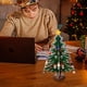 thumbnail image 5 of Árbol de Navidad de Madera de Contrachapado, Hecho a Mano, Regalo para Niños, Decoración de Escritorio y Ventana, Verde Mediano, 5 of 6