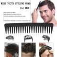 thumbnail image 4 of 4 peines grandes de dientes anchos y peine desenredante grande para cabello rizado, liso, húmedo o seco, duraderos y evitan enredos, 4 of 5
