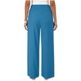 thumbnail image 7 of Antqov Wide Leg Cotton Linen Pants Women Summer High Waisted Straight Loose Pockets Palazzo for Vacation Travel 2026, S-2XL, 7 of 7