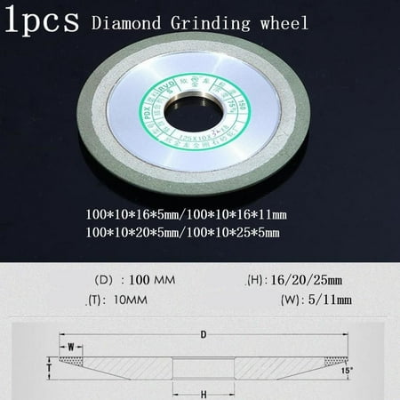

1PCS Diamond Grinding Wheel Carbide Grinder Disc Grinder Milling Cutter