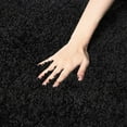 thumbnail image 3 of Sakiyrr Shaggy Area Rug for Bedroom Living Room 5'x8', Non-slip Fluffy Floor Carpet, Black, 3 of 8