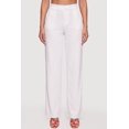 thumbnail image 3 of Women's Crepe Knit High Waisted Wide Leg Dress Pants, 3 of 4