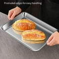 thumbnail image 6 of 304 Stainless Steel Cookie Sheet Rectangular Flat Bottom Oven Tray For Pastries And Breads Rustproof Barbecue Dish, 6 of 9