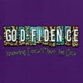 thumbnail image 6 of Wild Bobby Godfidence- Knowing I Can't But He Can Blue and Brown Cheetah Print Inspirational/Christian Unisex Hoodie Sweatshirt, Purple, XX-Large, 6 of 6