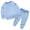 Light Blue, variant on Fall Outfits for Toddler Girl Boy Long Sleeve Top and Long Pants Set Kids & Toddler Sweatsuits 12 Months-12 Years