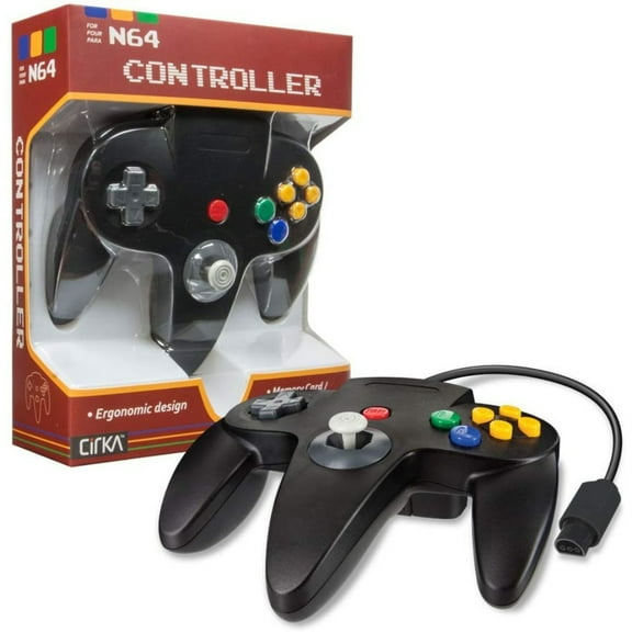N64 Controller Black Cirka