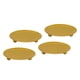 thumbnail image 4 of Tishita - 4 portavelas de hierro, placa decorativa de hierro para velas de pilar, 3,74 dorado, 4 of 9