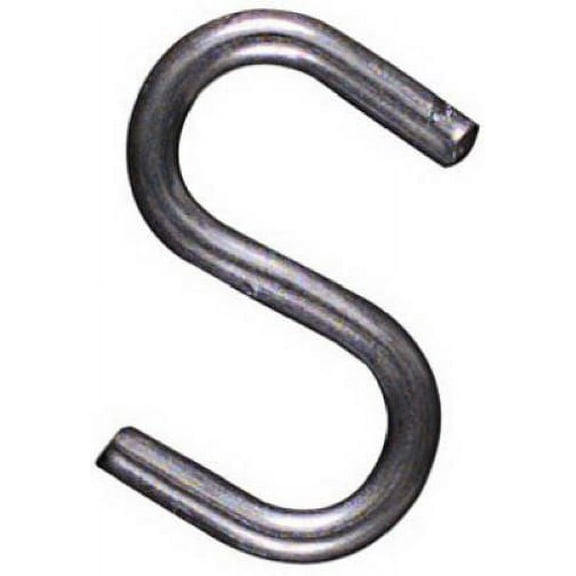 National N121-533 8-Count Pack of 3/4" Zinc Plated Steel Heavy Duty S Hooks