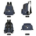 thumbnail image 4 of FORMRS Mini Backpack Purse for Women Travel Daypack Casual Shoulder Bag, White Cat Planet, 4 of 7