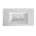 thumbnail image 2 of 36 Inch Bathroom Resin Sink With Undermount Design For Vanity Cabinet, Heavy-Duty Non-Porous Surface Resists Stains And Scratches, Easy Installation For Modern Home Bathrooms, 2 of 7