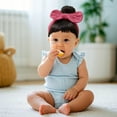 thumbnail image 5 of Korean Style Baby Headband with Bow a Hair Accessory for Girls for and Toddlers Ideal for Everyday Wear or, 5 of 5