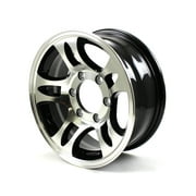 16X6.5 6-Lug on 5.5" Aluminum S5 Trailer Wheel - S567655B