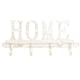 thumbnail image 1 of Sungmor Soporte de Llaves de Hierro Fundido p/ Pared, Estante de Llaves Vintage blanco con 4 ganchos, colgador rústico p/ entrada/puerta, organizador y decoración del hogar, 1 of 8