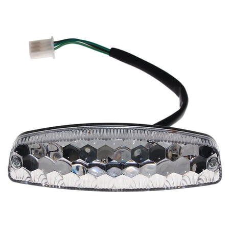 16 LED Motorcycle Turn Signal Brake Tail Light With License Plate Bracket, For Quad ATV, By Motor-Riding